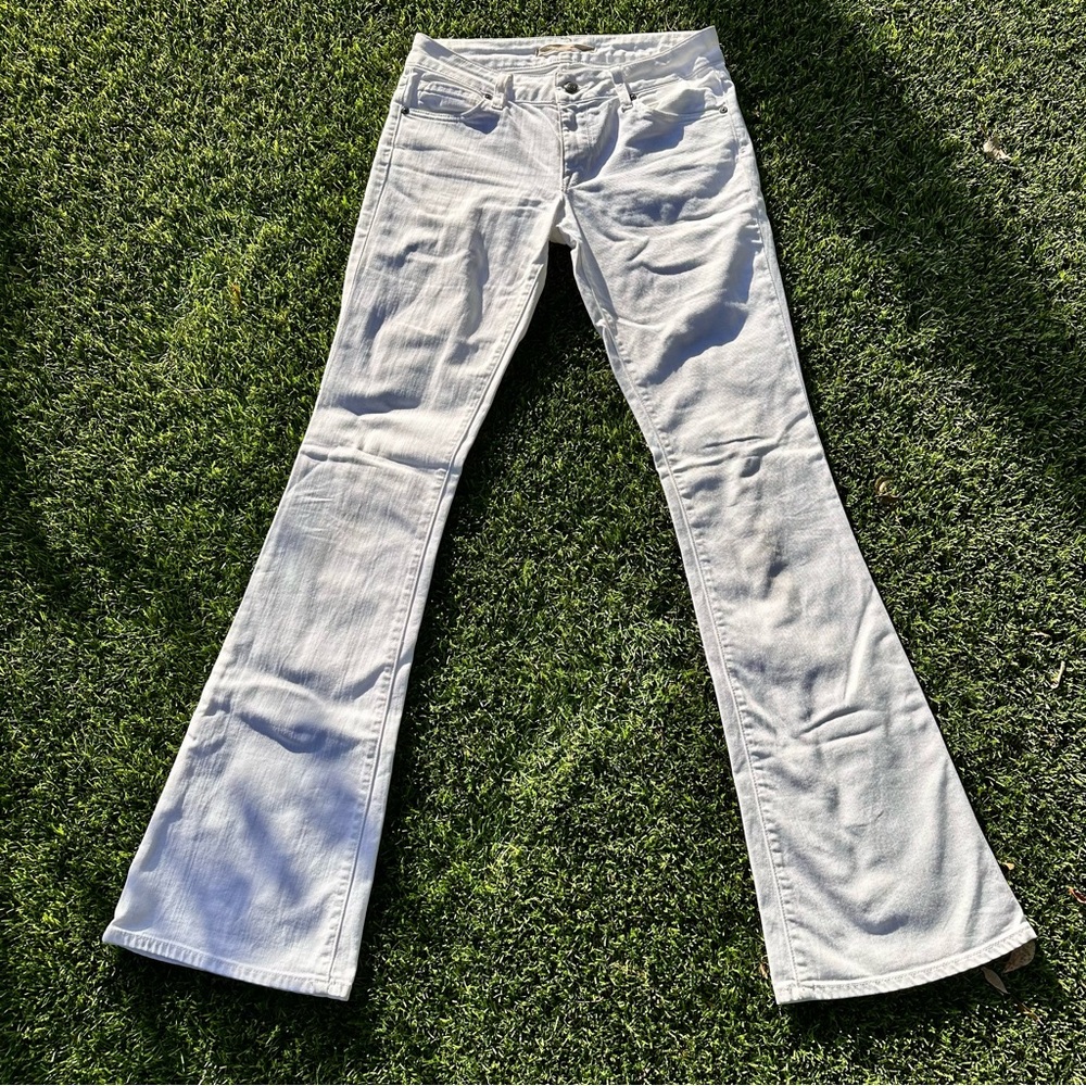Vince Flare Jean Optic White
